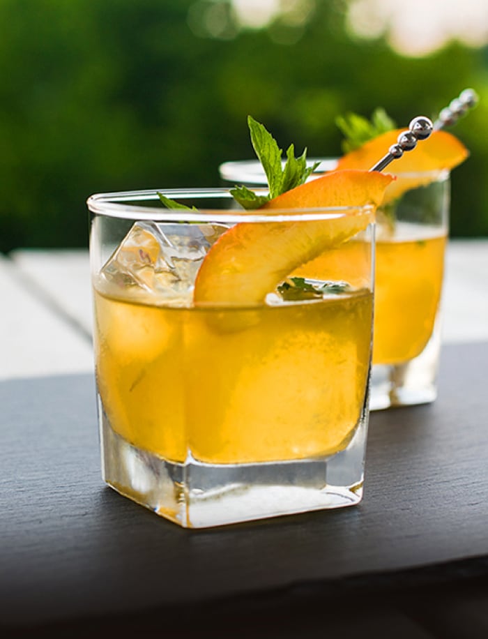 Bourbon Peach Smash